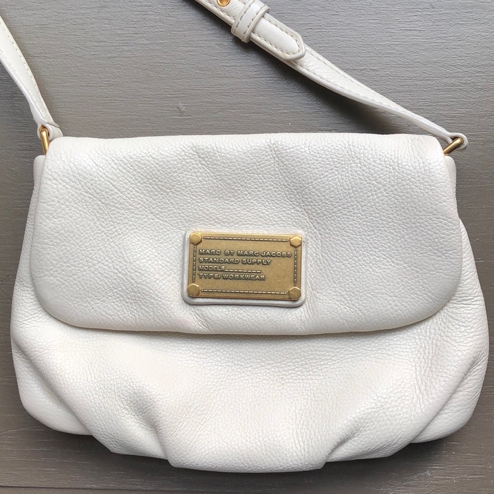 Marc Jacobs 100% leather Q Percy crossbody bag